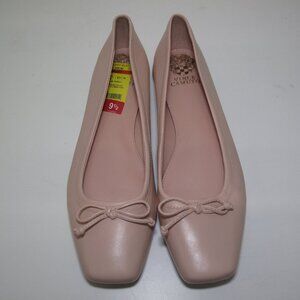 Vince Camuto Pink Square‑Toe Ballet Flats – Size 9.5 – New